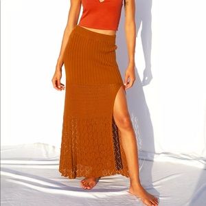 Free People Bari Column Skirt